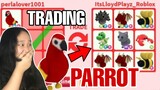 WHAT PEOPLE TRADE FOR PARROT IN ADOPT ME | WIN OR LOSE?  *Roblox Tagalog*