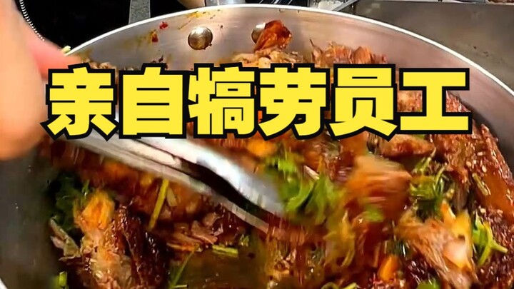 The employees are working overtime, so I’ll have to roll up my sleeves and show off my cooking skill