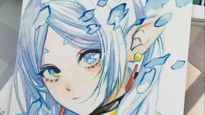 ระบายสีน้ำ – ฟลิเลน | ฟลิเลนสวยมากกก!