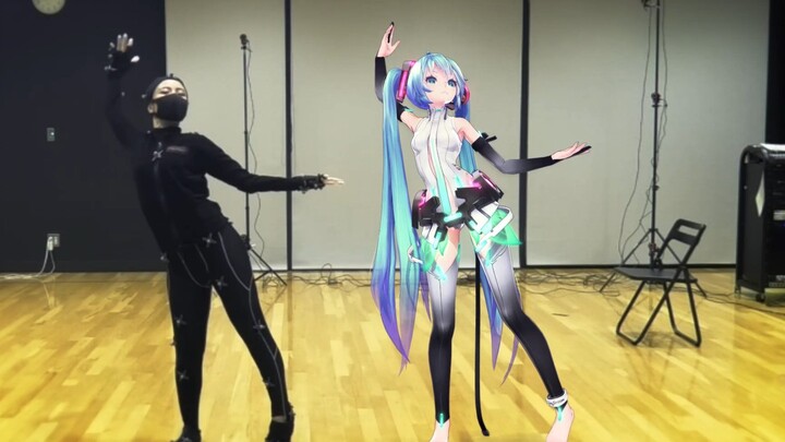 【Hatsune Miku】จับการเคลื่อนไหวโดยไม่พูด【MMD】