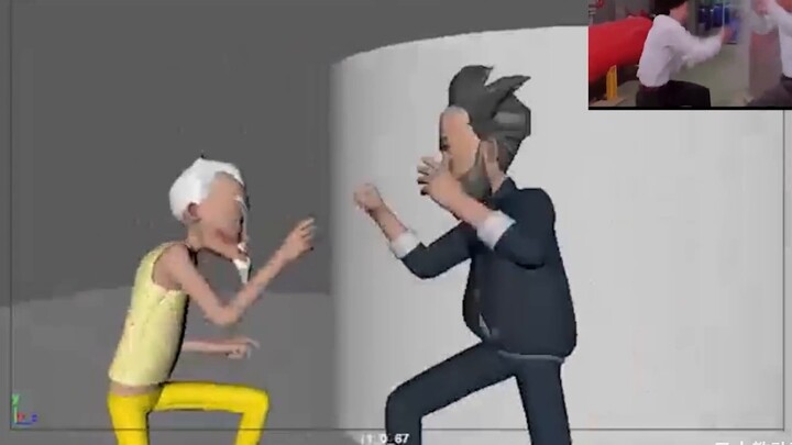 B-person animation (16) Fighting animation shows the sense of power, see the signature for informati