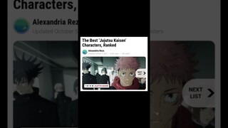 THE BEST JUJUTSU KAISEN CHARACTERS, RANKED