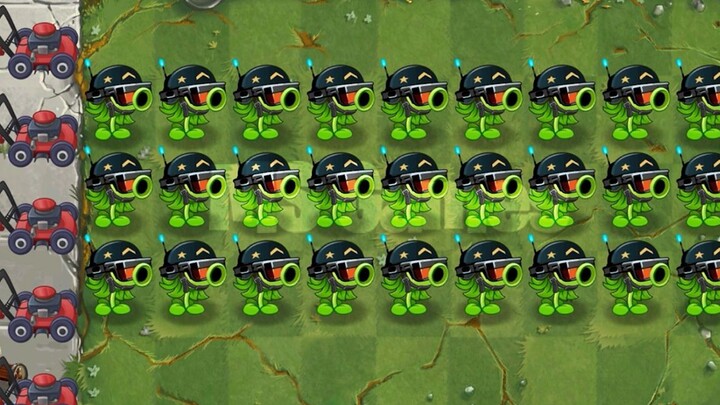 PvZ 2 - พืชแต่ละชนิดเลเวลสูงสุด ต่อสู้กับซอมบี้ลิงสุดยอด พลังชีวิต 200,000