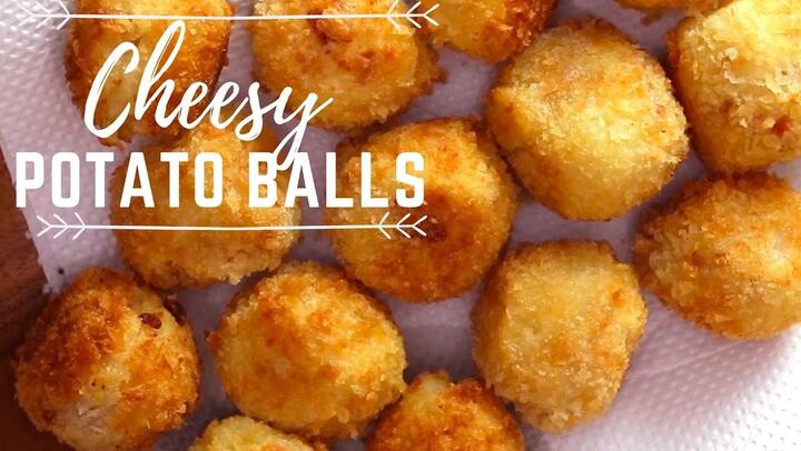 Cheesy Potato Balls  Recipe - Easy Food Recipes ( Fried Potatoes )