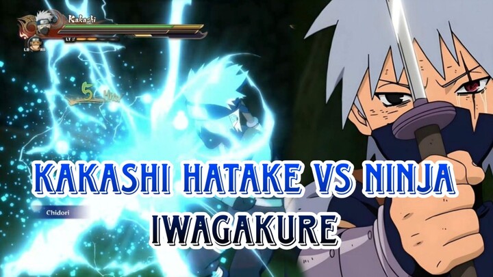 KAKASHI HATAKE VS NINJA IWAGAKUURE