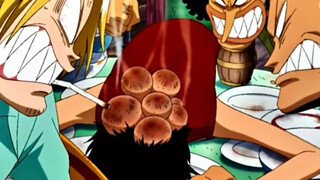 Luffy: Là đội trưởng, tôi phải nói vài lời (mỗi lần nói ra là bị mắng hoặc bị đánh)