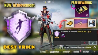 How To Complete ( Star Of The Pitch ) New Achievement In PUBG Mobile |Free Rewards 10 Premium Crates