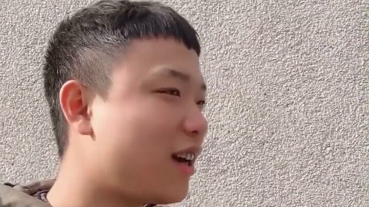 An exhausted person takes a sip and suddenly many people appear singing and dancing