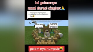 Balas  maaf singkat😅🙏 minecraft golem fypgakni bismillahfyp fyp fypシ fypplisssssss fypdong  foryou