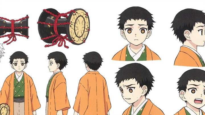 "Demon Slayer" official setting collection (including character manuscripts/prop design/scene storyb