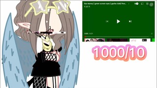 Rating green screen gacha faces||gacha club||trend||