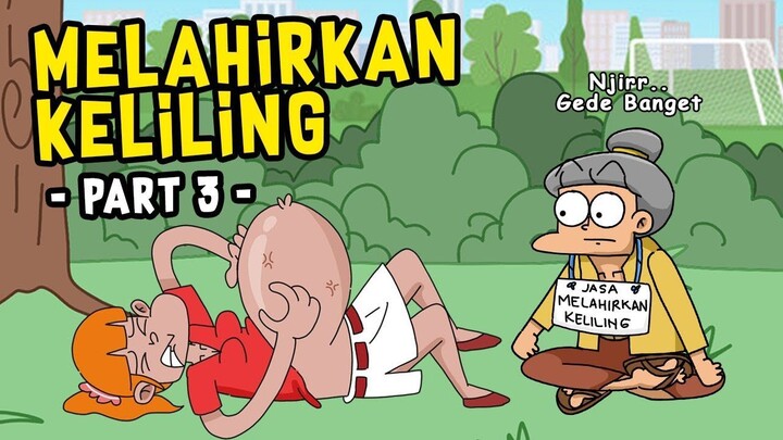 ISTRI CANTIK MELAHIRKAN ANAK KEMBAR - Animasi Hamil - Funny Cartoon