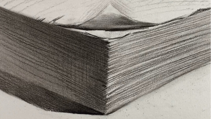 【ภาพสเก็ตช์หุ่นนิ่ง】วิธีวาดหน้าหนังสือ