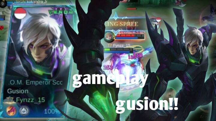 gameplay GUSION JAGO!!