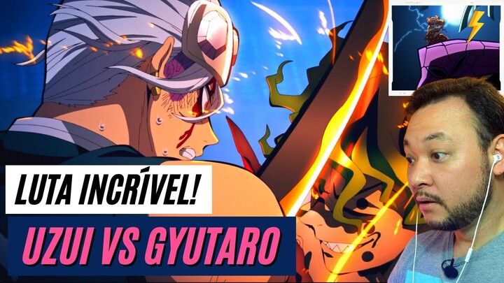 QUE LUTA TOP!! EPISÓDIO 8 DEMON SLAYER SÓ DA GYUTARO VS TENGEN UZUI | REACT DEMON SLAYER EP 8 TEMP 2