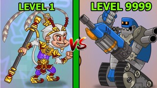 NÂNG CẤP LV 42 ÁC MỘNG ARENA XE TĂNG CỦA NGA NGỘ KO - Tower Conquest - TOP GAME ANDROID IOS THÀNH EJ