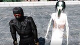 GTA 5 - Ninja the killer lạc vào căn nhà ma của Slendrina | GHTG