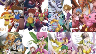 [Potret Kru/Grup Lengkap] Digimon versi baru adalah versi potongan campuran, seperti inilah seharusn