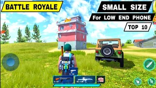 Top 10 Best BATTLE ROYALE games for LOW END DEVICES