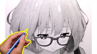 วาดรูป Kuriyama Mirai ด้วยกระดาษข้อสอบ Tsinghua! ! ! 【ทาสีด้วยมือ】