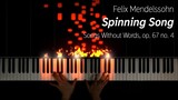 Mendelssohn - Spinning Song (10k subs special)