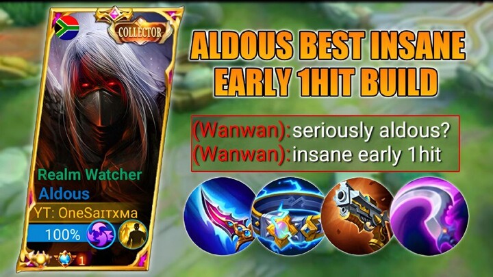 ALDOUS BEST INSANE EARLY 1HIT BUILD🔥 | ALDOUS BEST BUILD 2022