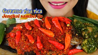 ASMR RICA RICA GURAME, JENGKOL SAMBEL IJO | ASMR MUKBANG INDONESIA