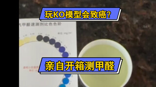 测试下KO模型板件有毒吗？是不是真的甲醛超标