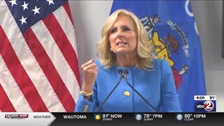First Lady Jill Biden visits Green Bay to highlight senior issues