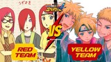 PERTARUNGAN TEAM MERAH DAN TEAM KUNING KLAN UZUMAKI & REVIEW JUTSU | NARUTO ULTIMATE NINJA STORM 4