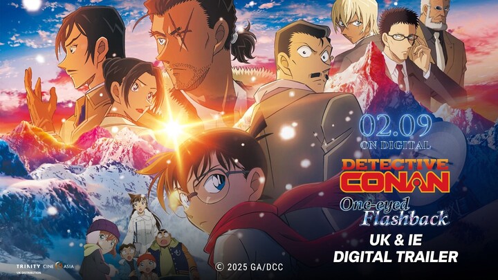 “Detektif Conan: Bayangan Bermata Satu” akan hadir di layanan streaming Inggris/Irlandia pada 9 Febr