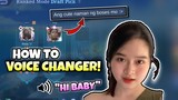 HOW TO GIRL VOICE IN MOBILE LEGENDS USING VOICE CHANGER