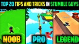 Top 20 Tips & Tricks in Stumble Guys | Ultimate Guide to Become a Pro