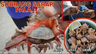 NAGLUTO KAMI NG KAKAIBANG SEA SHELL  PINAGSALUHAN NAMIN | BUY AND COOK