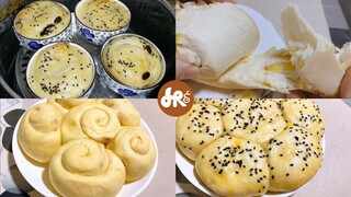 Tổng hợp 3 món BÁNH MÌ HẤP MỀM XỐP THƠM NGON không cần lò nướng #248 | HOA RÉ