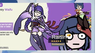 Raisin + Ayaya + Cool Aunty Draw from Not Genshin Genshin Impact