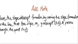 Prove the slope-intercept formula by using the slope formula for the line that has slope m, ...