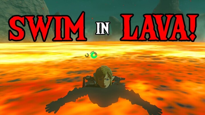 Link Goes Swimming in LAVA! | Zelda: Breath of the Wild