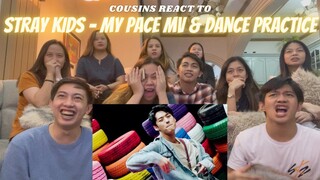 COUSINS REACT TO Stray Kids "My Pace" M/V and Dance Practice (Close up Ver.)