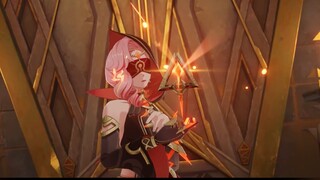 Frame-by-frame analysis of "Genshin Impact" version 3.4 PV "Qing Xian Plays Huaye" and heaven-defyin