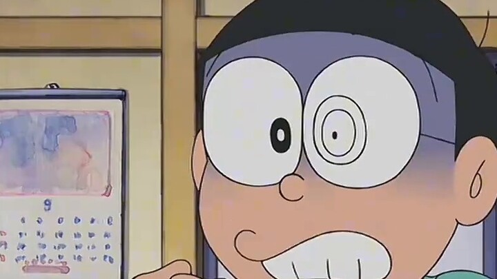 Nobita yang menjadi hewan langka ditangkap untuk penelitian dan observasi.