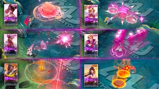 8 NEW REVAMPED SKINS GAMEPLAY | VALENTINE SKINS & LUNAR FEST SKINS | MOBILE LEGENDS