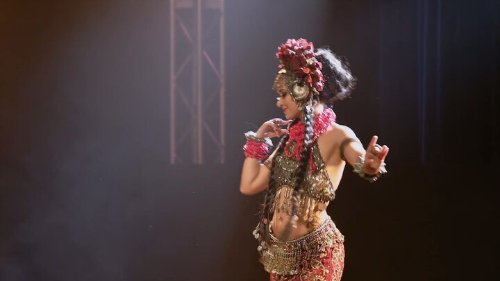 【4K珍藏】Habibi Lal (Kira Lebedeva) -Tribal Fusion Performance at Hamsa Summer Show