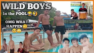 WILD BOYS IN POOL |FIRST SWIMMING IN POOL |CRISANTA POOL| LIGO CHALLENGE| IM SICK