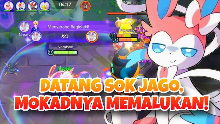 DATANG SOK JAGO, MOKADNYA MALU-MALUIN - Pokemon Unite Moments