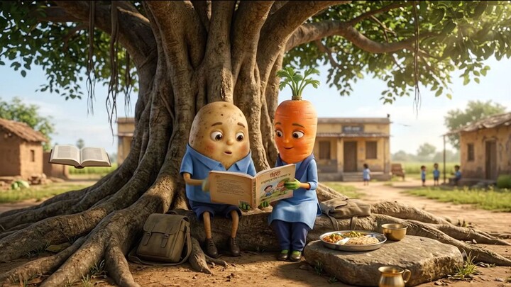 potato &. vegetable story.