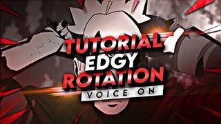 TUTORIAL EDGY ROTATE ALIGHT MOTION | AMV TUTORIAL