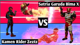Bima X Vs Kamen Rider Zeztz Parody