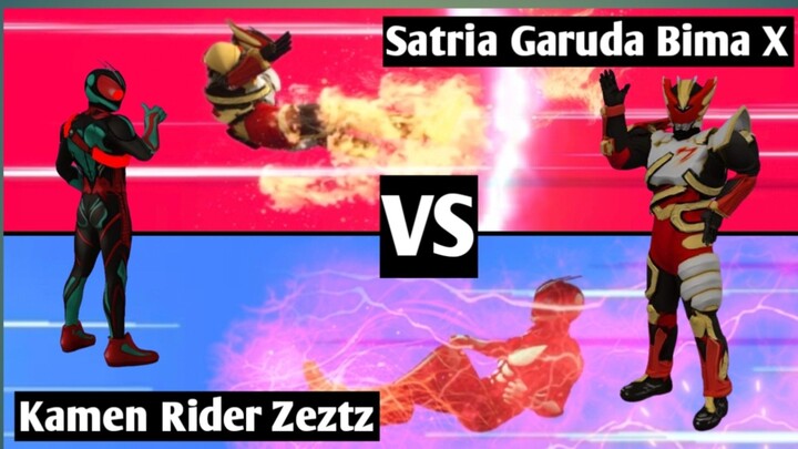 Bima X Vs Kamen Rider Zeztz Parody