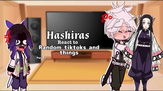The Hashiras react to random tiktoks // 1/? // Demon Slayer/Kny
